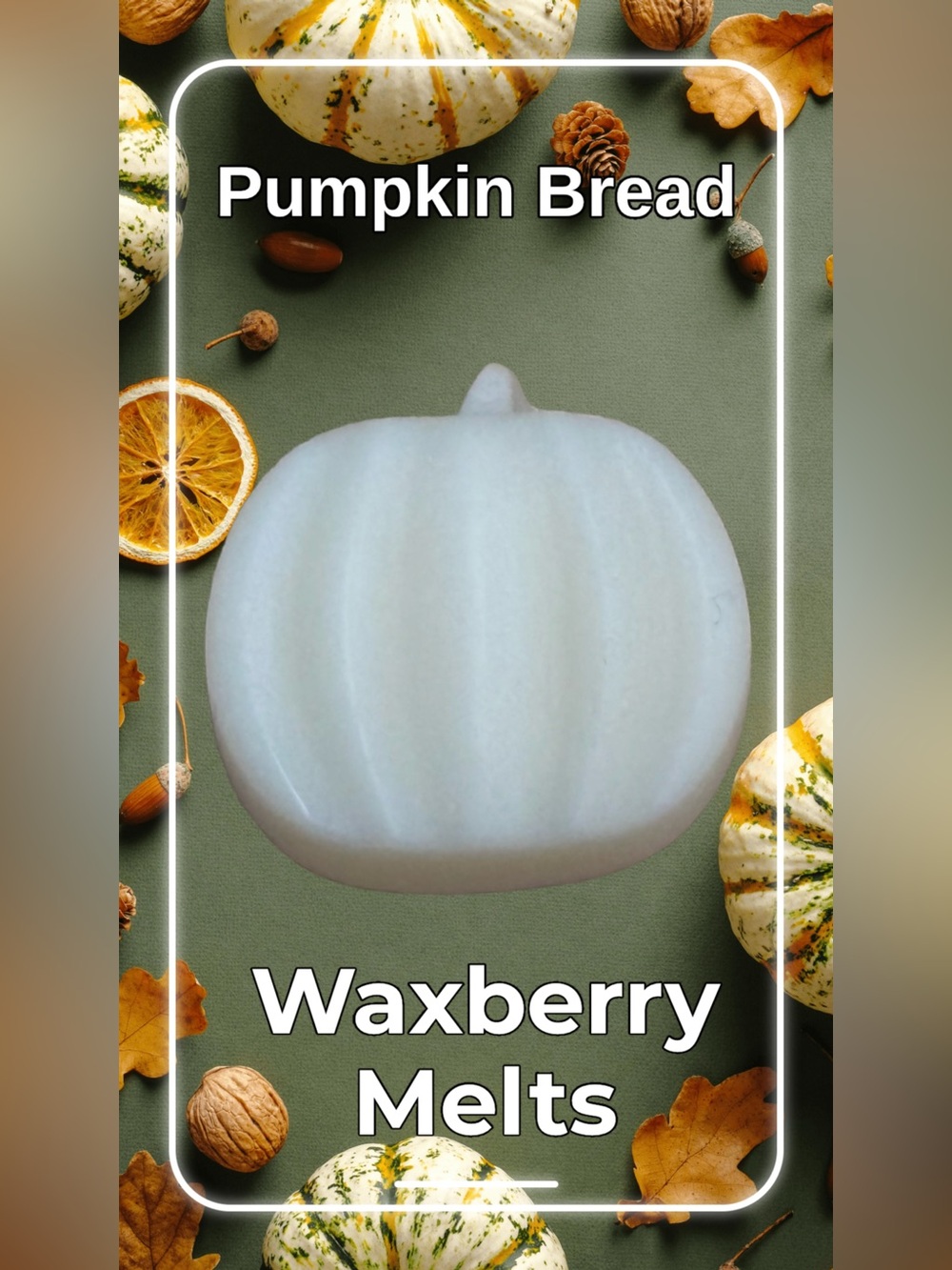 Pumpkin Shaped Wax Melts in Pumpkin Bread Scent